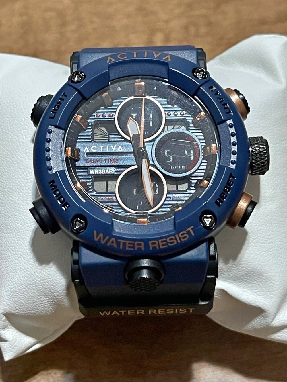 Activa X Invicta Digital Men's Watch - 52mm. Blue, new.